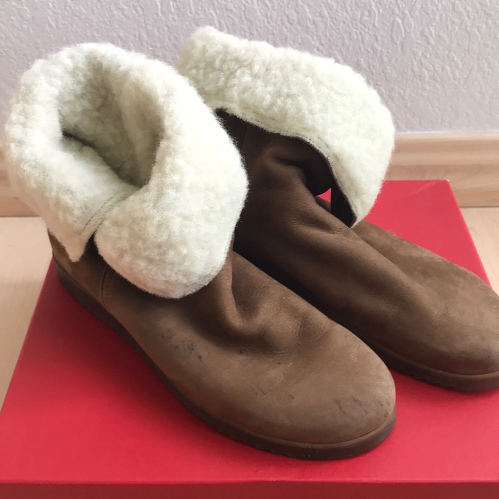 Arche Baiwa faux shearling bootie US 8, Eur 9